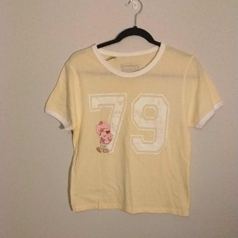 Kids Yellow Graphic Tee with Number Print